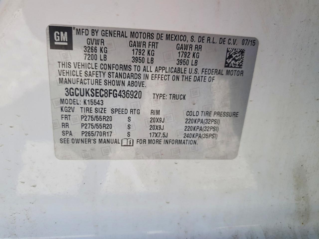 2015 Chevrolet Silverado K1500 LTZ