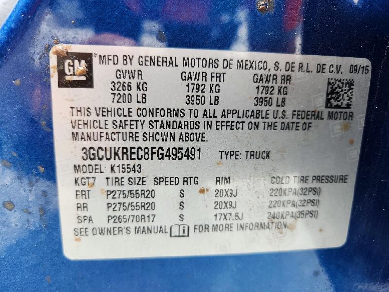 2015 Chevrolet Silverado K1500 LT
