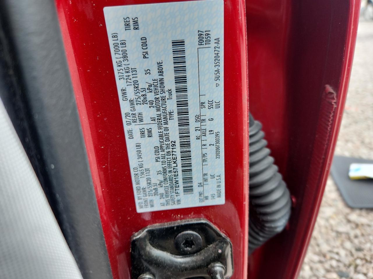 2020 Ford F150 Supercrew