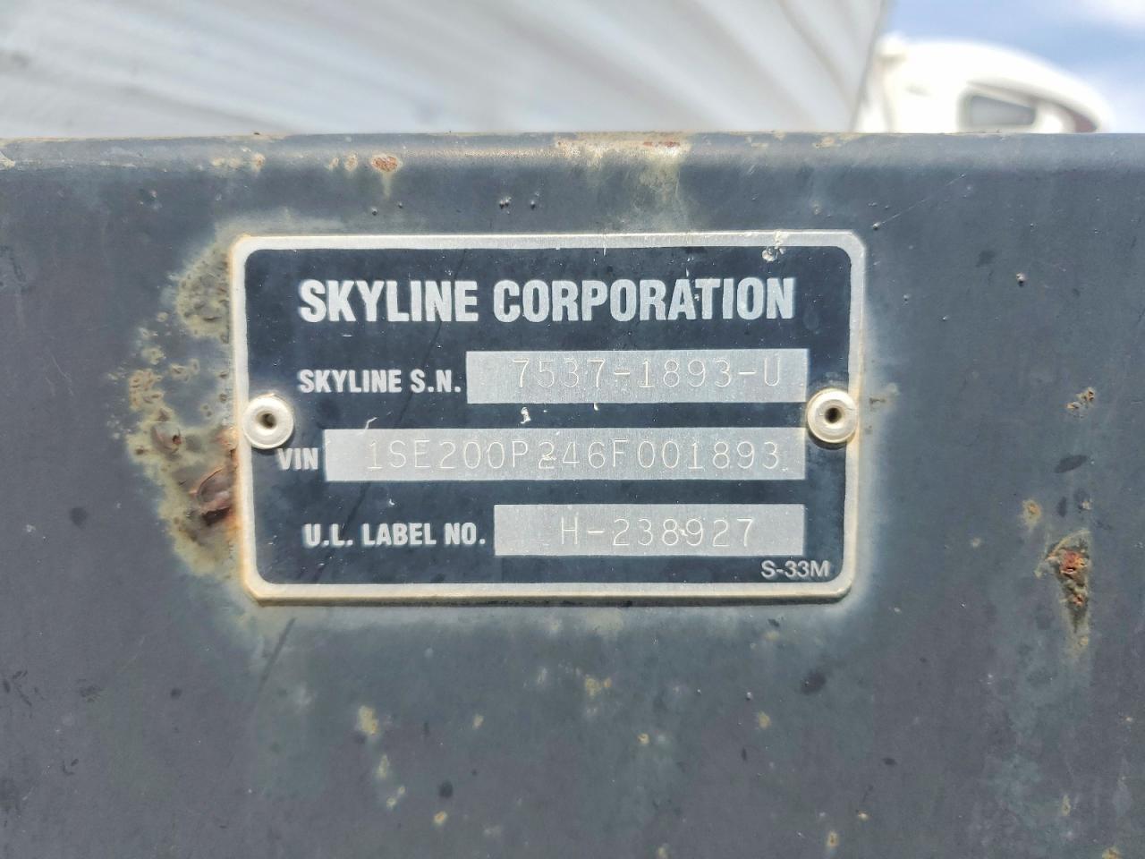 2006 Skyline Layton Camper