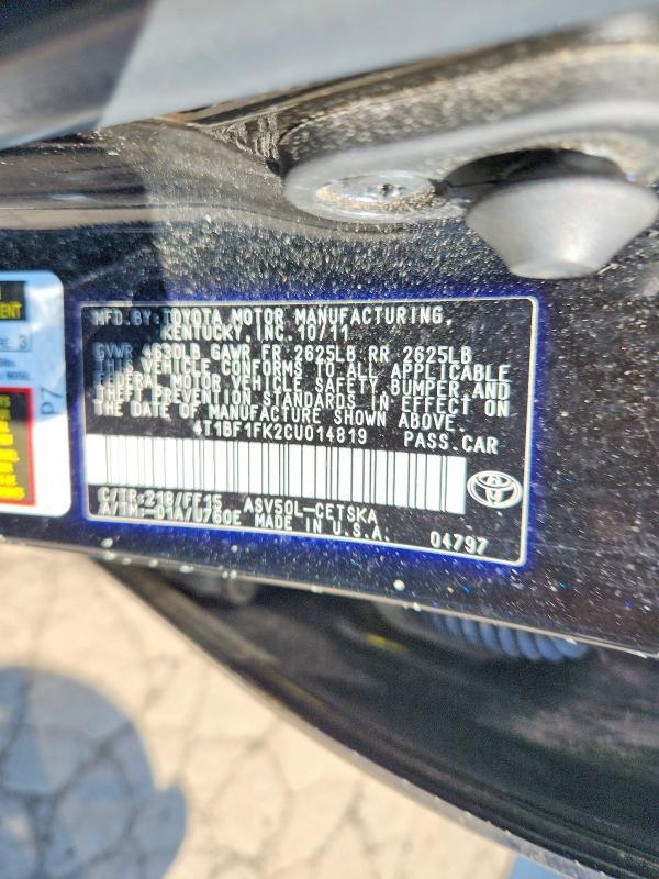 2012 Toyota Camry se