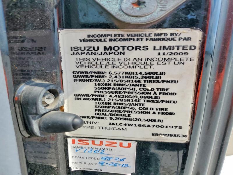 2010 Isuzu NPR BOX Truck