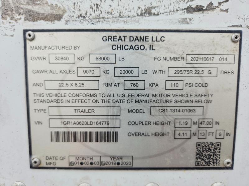 2020 Great Dane Trailer