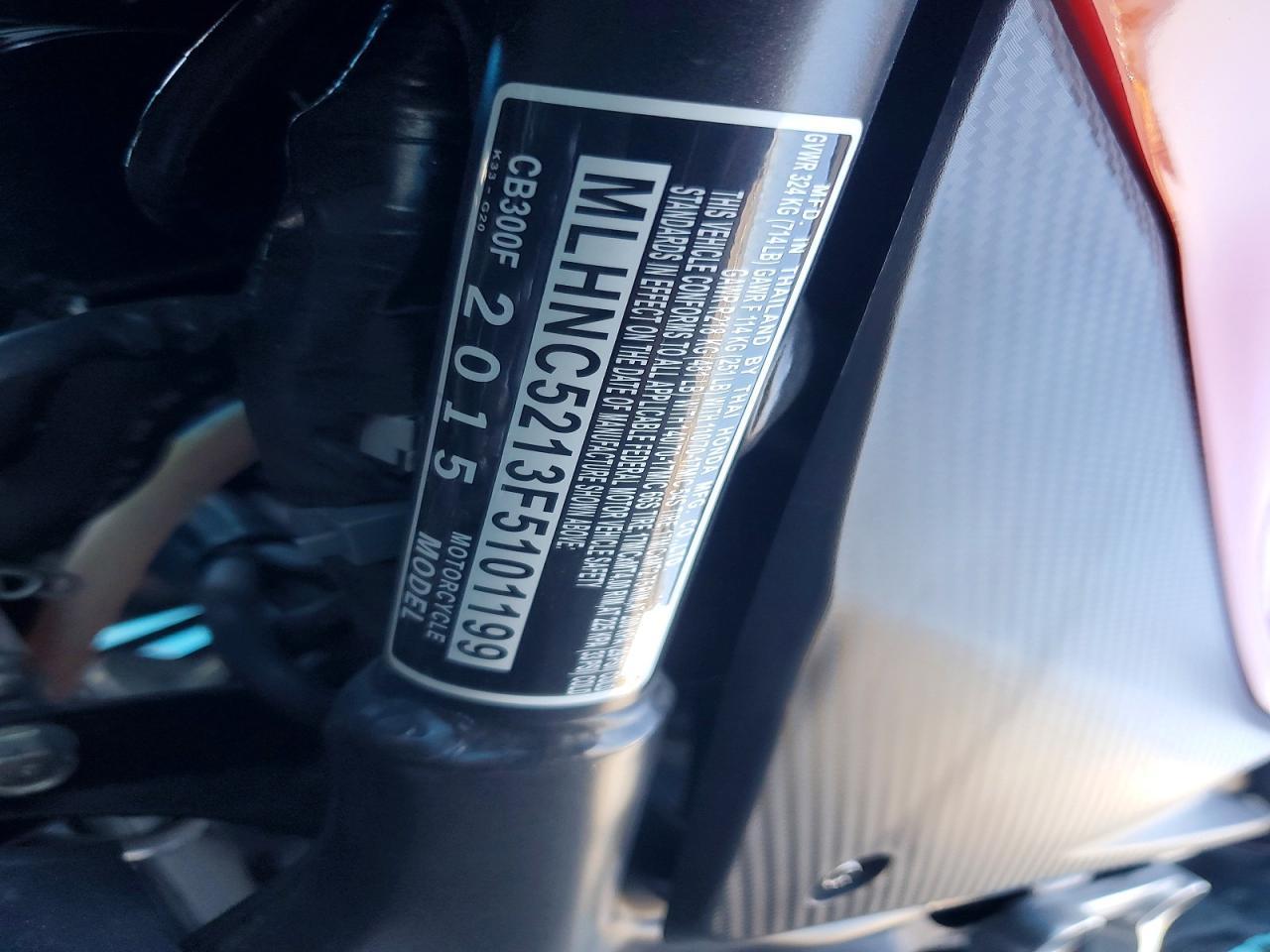 2015 Honda CB300 F