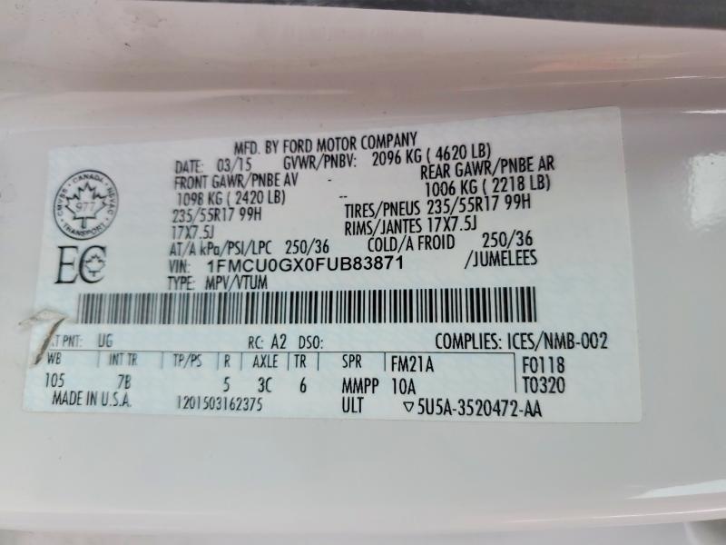 2015 Ford Escape se