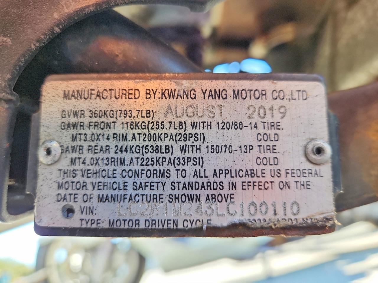 2020 Kymco Usa Inc X-TOWN 300