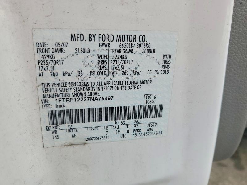2007 Ford F150