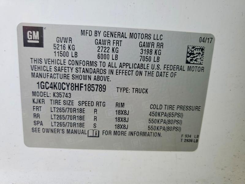 2017 Chevrolet Silverado K3500 LTZ