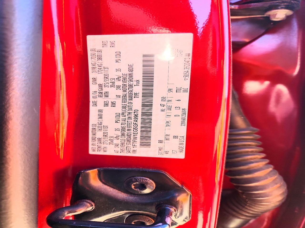 2016 Ford F150 Supercrew