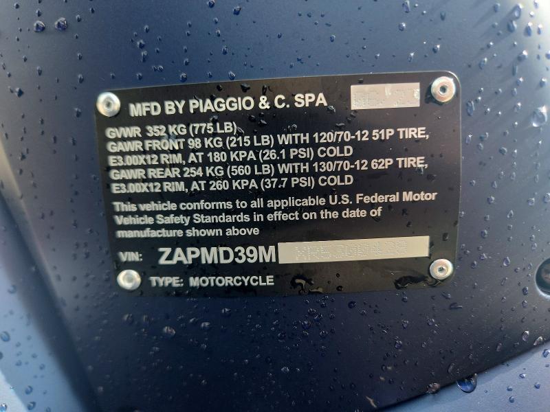 2024 Vespa GTS/SEI Giorni 300