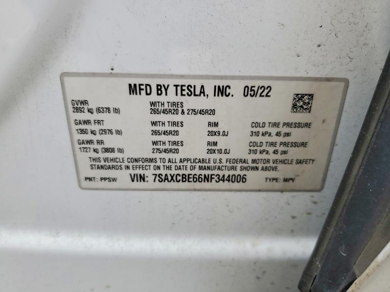 2022 Tesla Model x