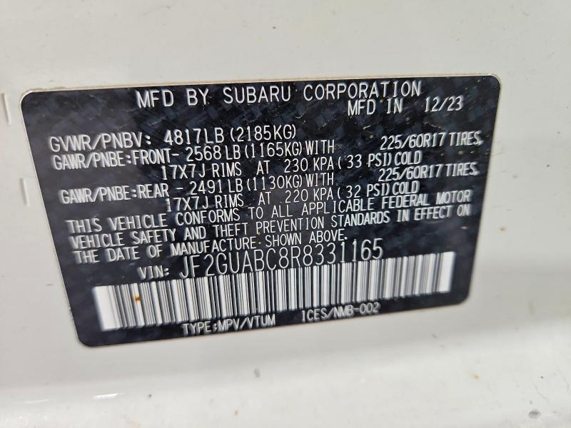 2024 Subaru Crosstrek
