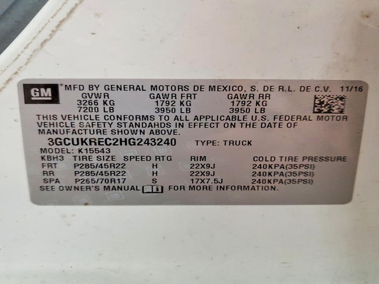 2017 Chevrolet Silverado K1500 LT