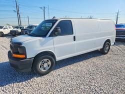 Salvage trucks for sale at Haslet, TX auction: 2017 Chev Express G3500