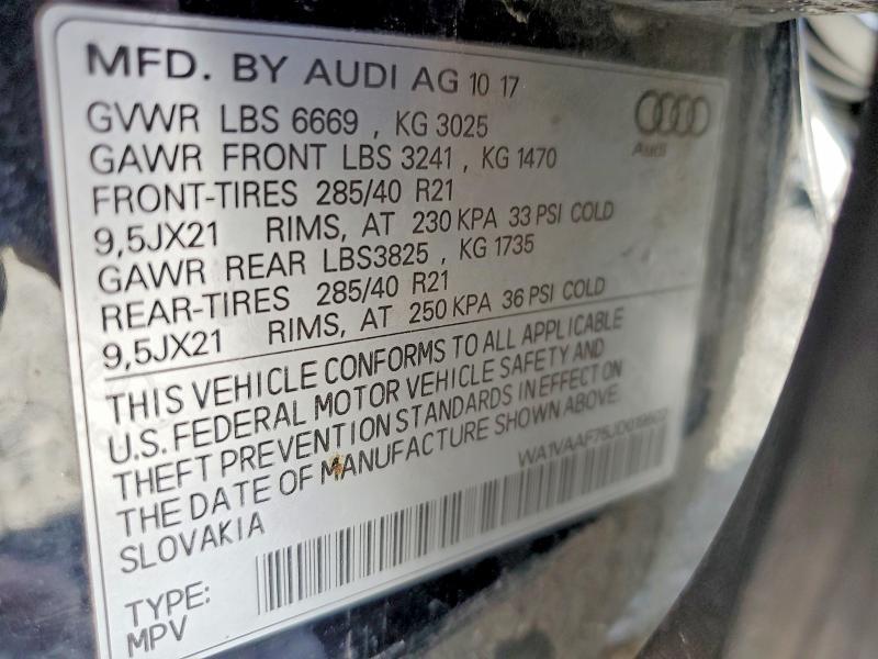 2018 Audi Q7 Prestige