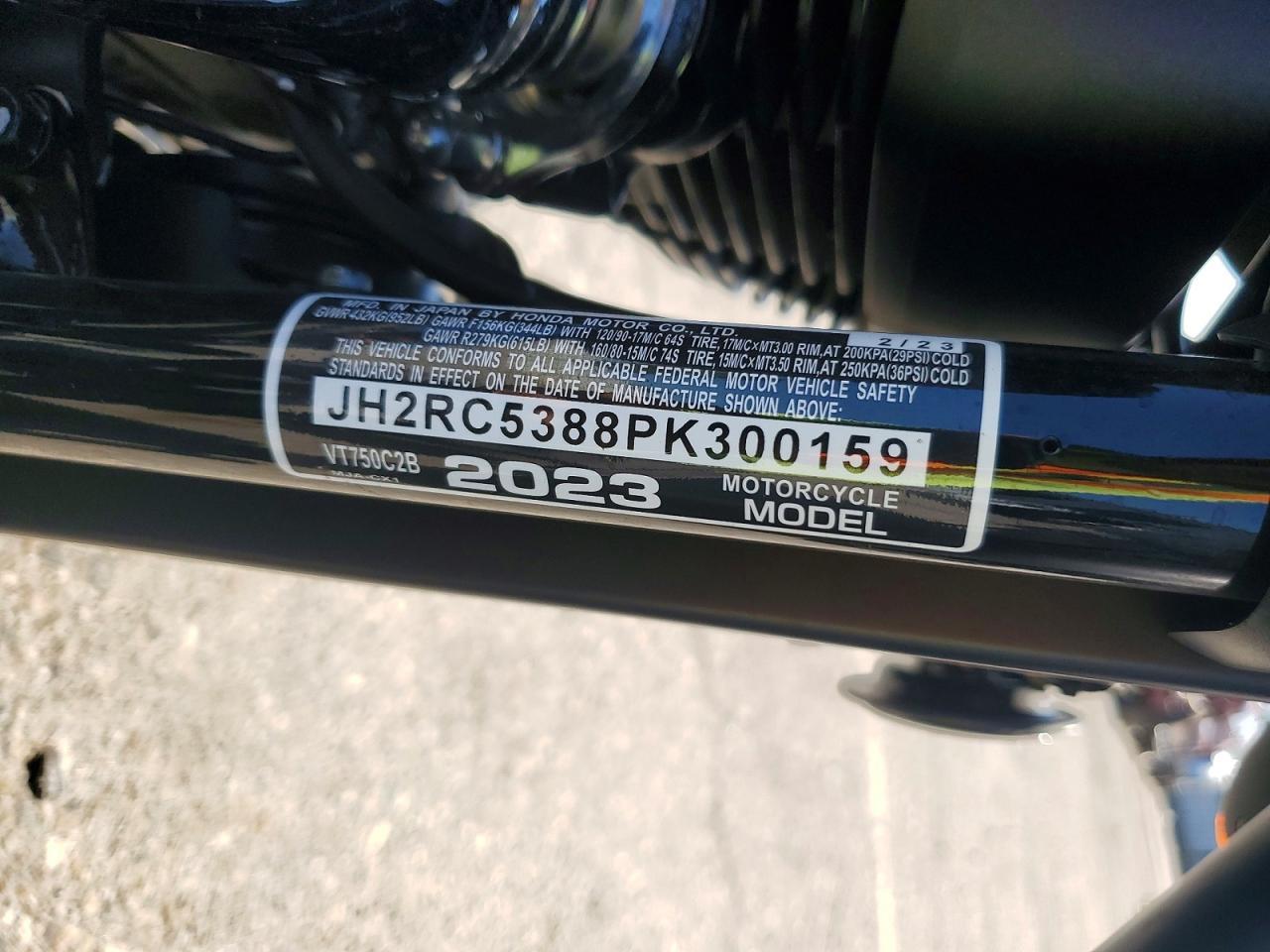 2023 Honda VT750 C2B