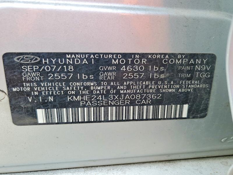 2018 Hyundai Sonata Hybrid se