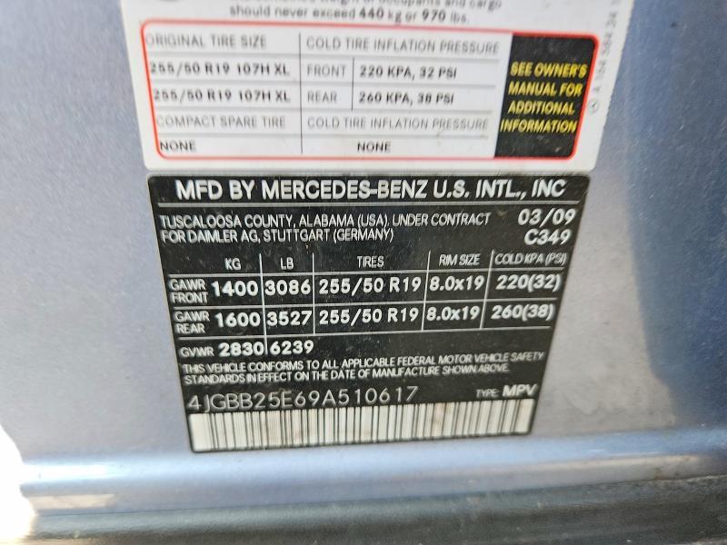 2009 Mercedes-Benz Ml 320