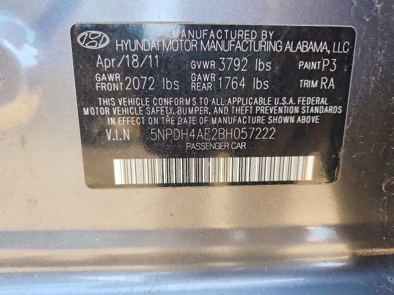 2011 Hyundai Elantra gls