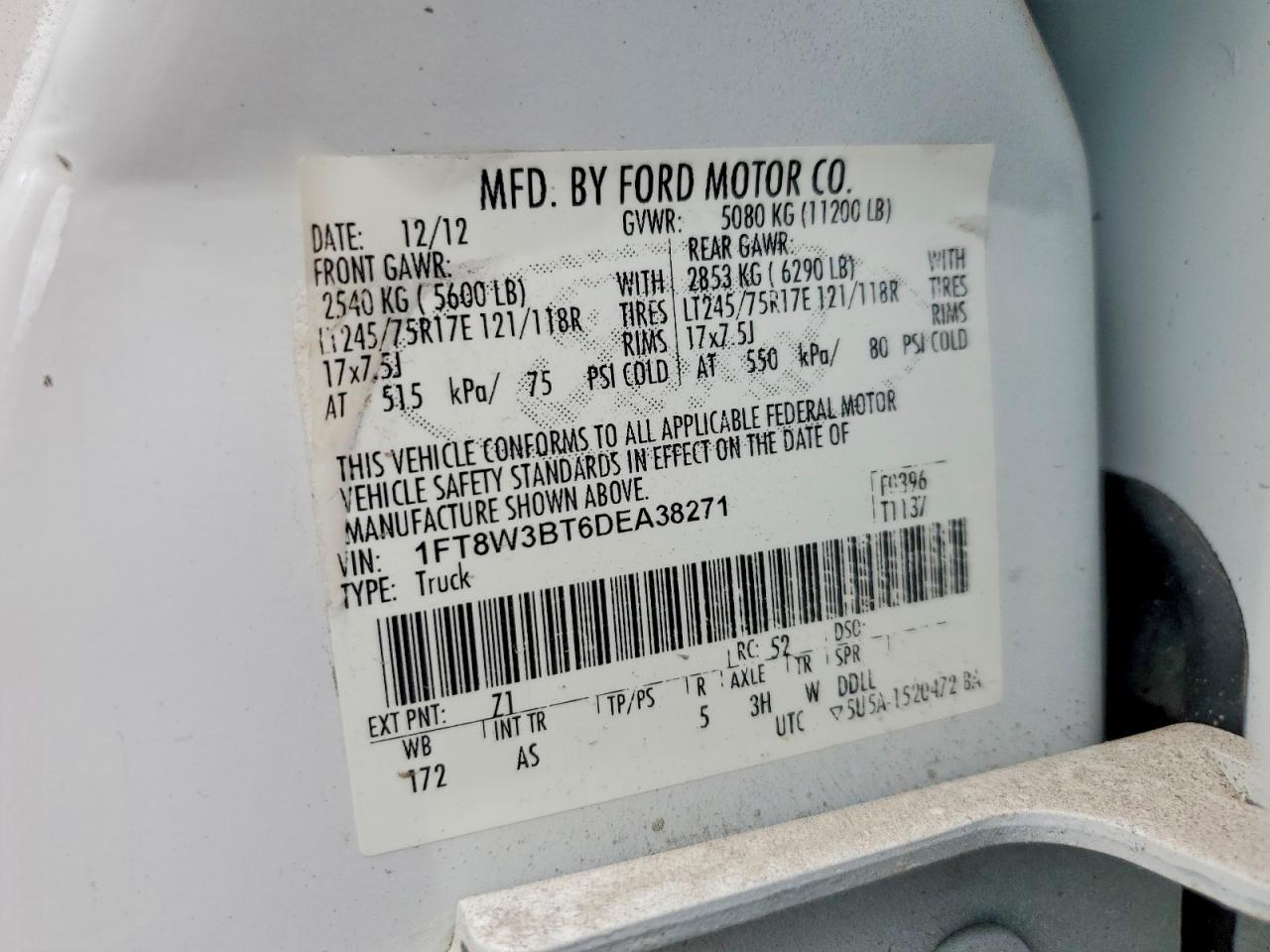 2013 Ford F350 Super Duty