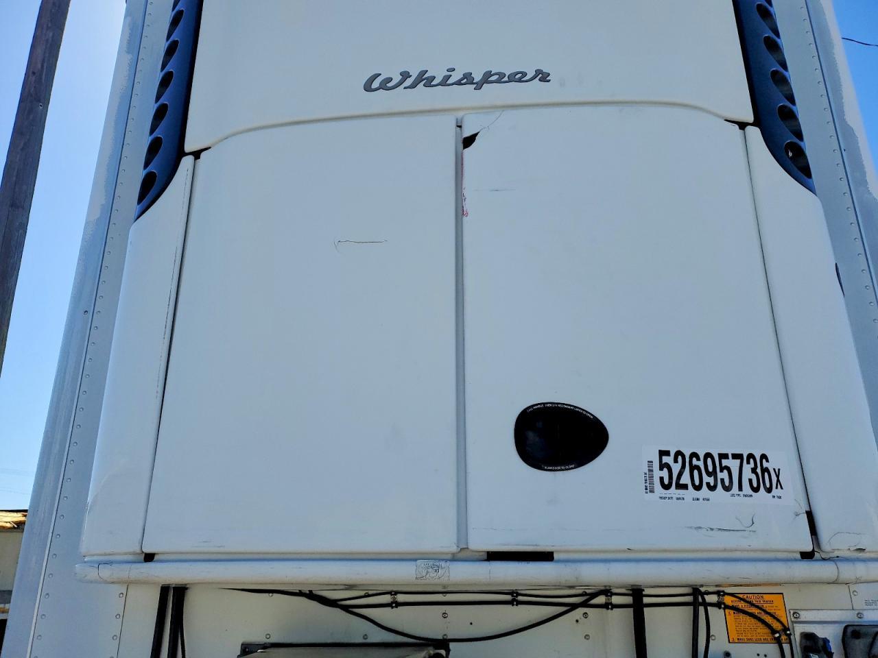 2009 Utility Refrigerated Van Trailer