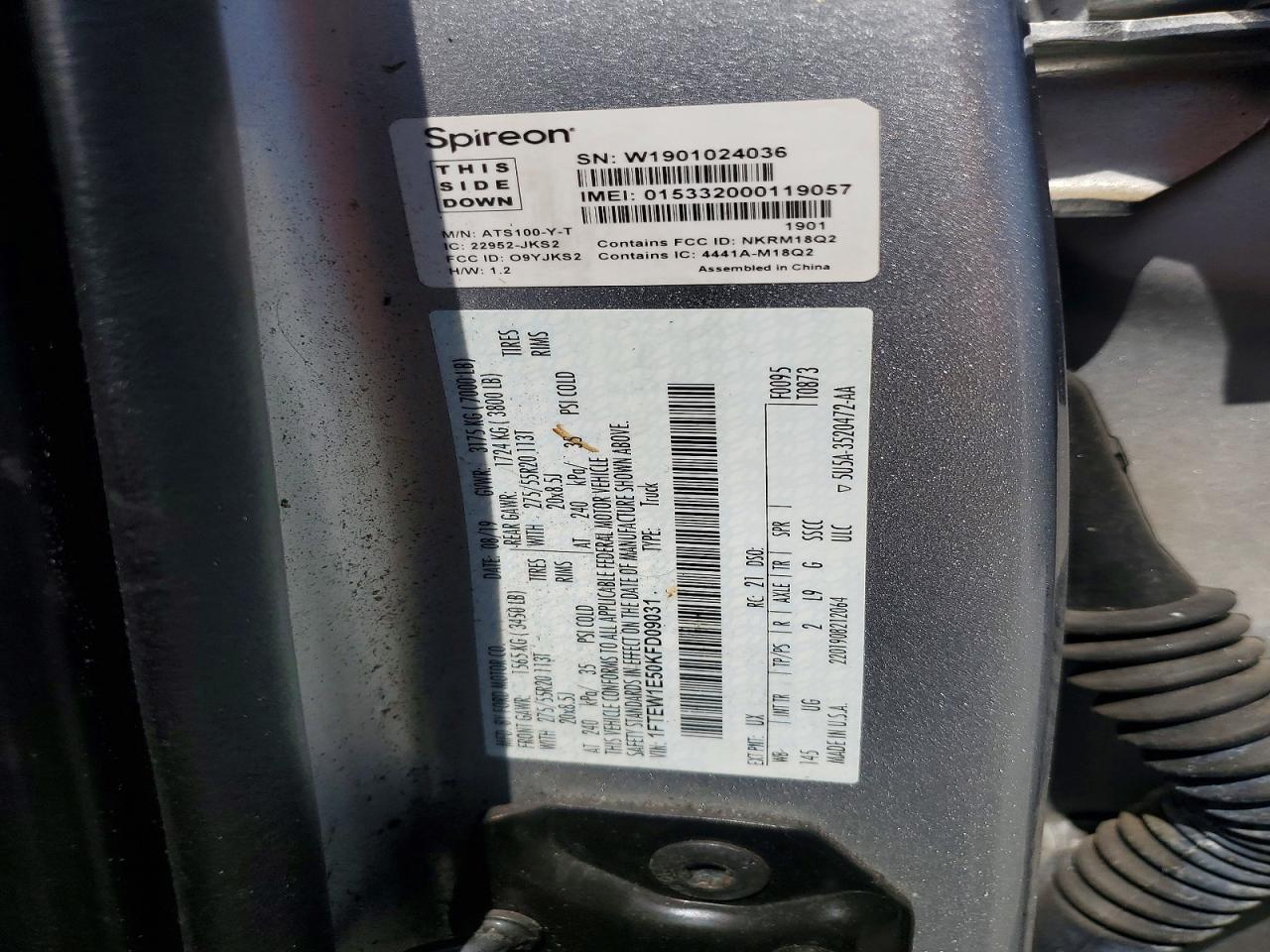 2019 Ford F150 Supercrew