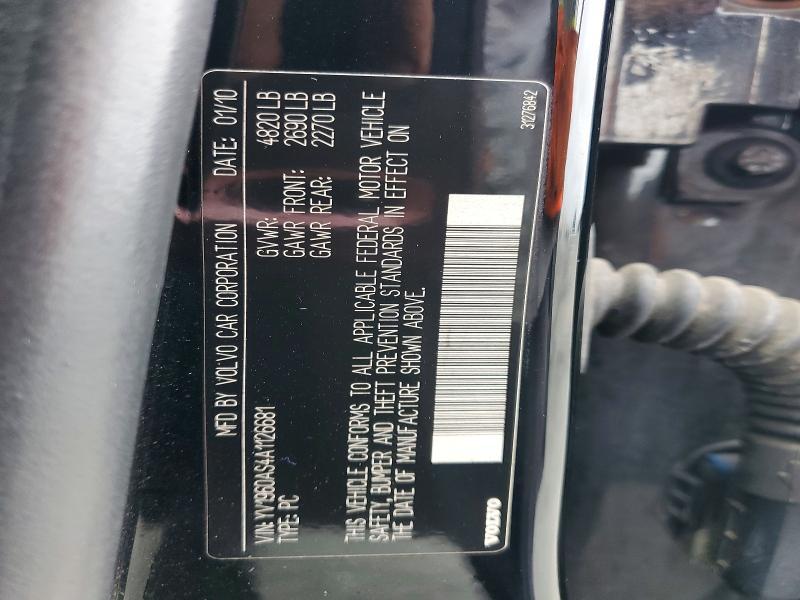 2010 Volvo S80 3.2