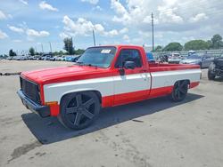 Salvage trucks for sale at Miami, FL auction: 1983 Chev C10