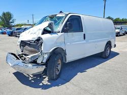 Chevrolet salvage cars for sale: 2024 Chevrolet Express Utility / Service Van