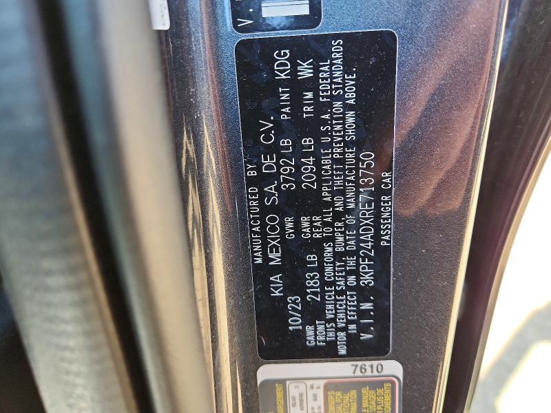 2024 KIA Forte lxs