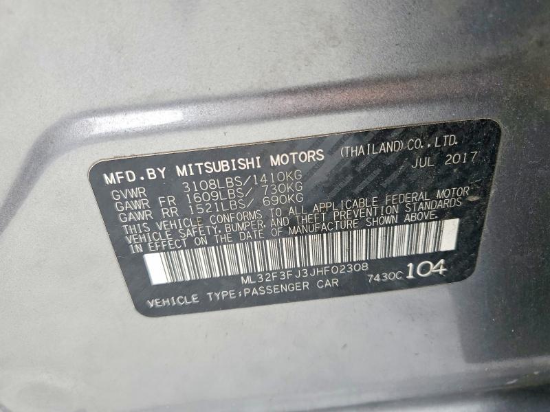 2018 Mitsubishi Mirage G4 es