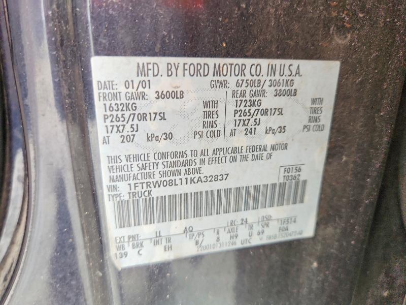 2001 Ford F150 Supercrew