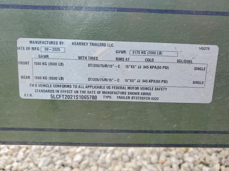 2025 Kearney 2026 Kearney Equipment Trailer