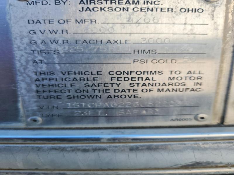 2006 Airstream Camper