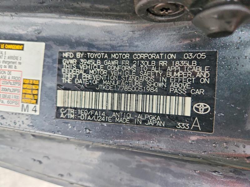2005 Scion Tc Base