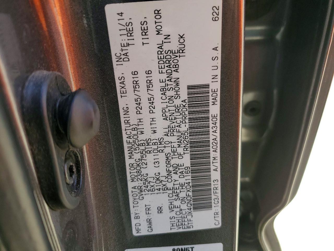 2015 Toyota Tacoma Double Cab Prerunner