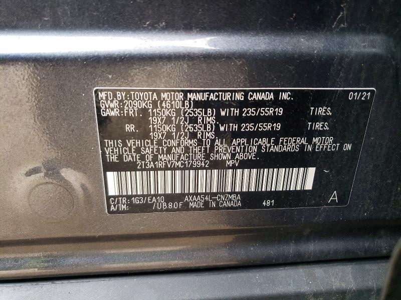 2021 Toyota Rav4 xle Premium