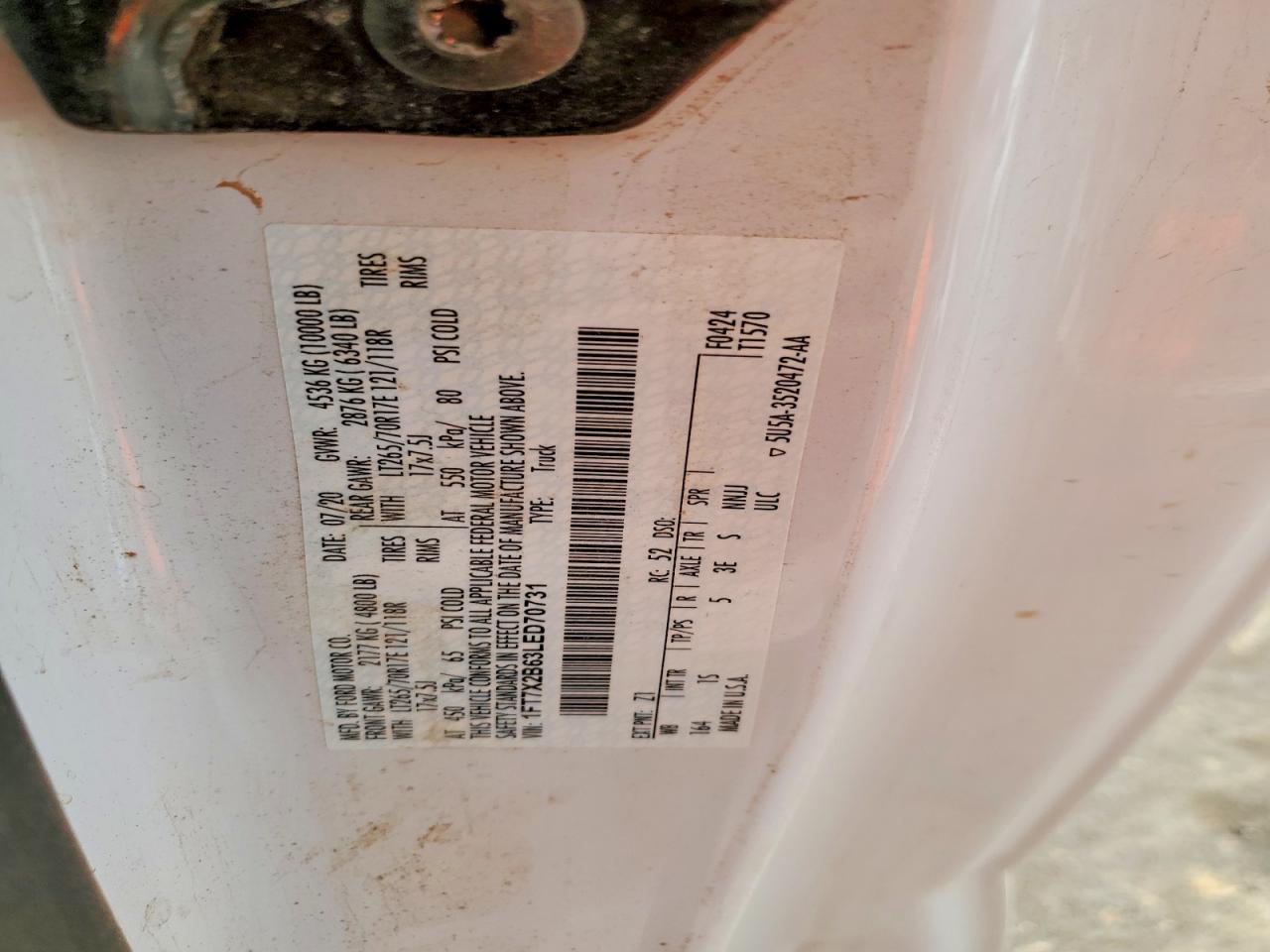 2020 Ford F250 Super Duty