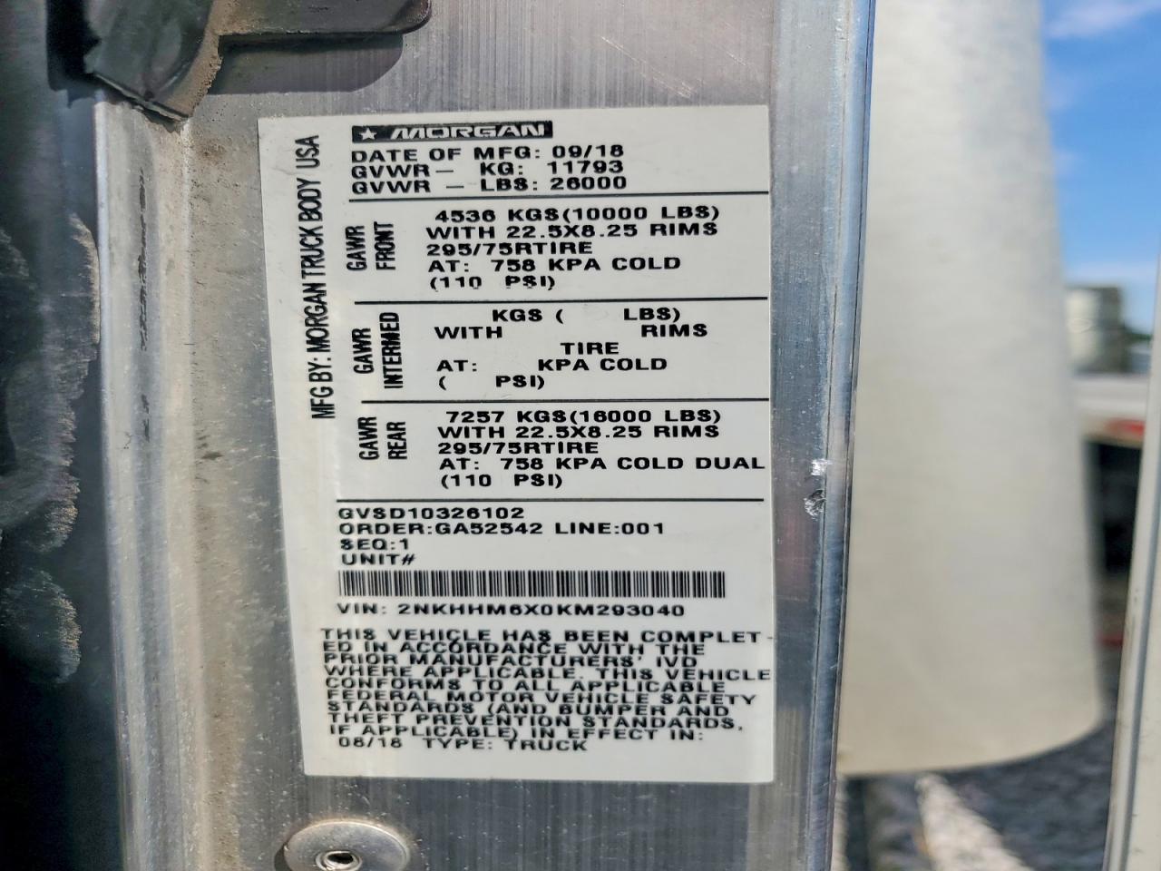 2019 Kenworth T300 BOX Truck