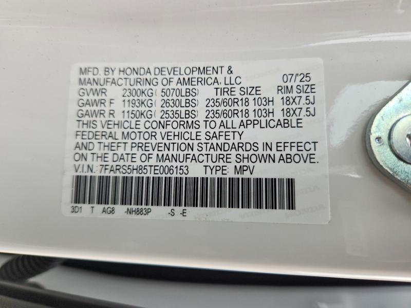 2026 Honda Cr-v Sport-l