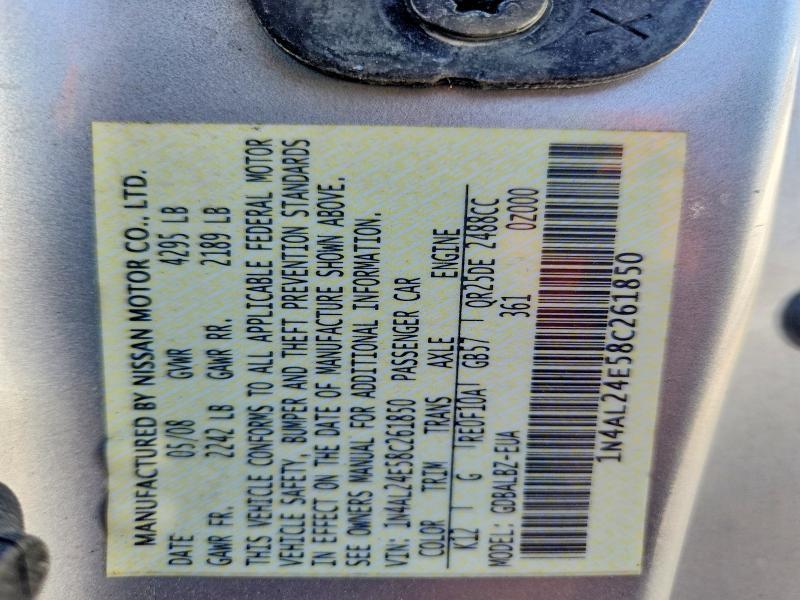 2008 Nissan Altima 2.5s