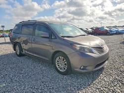 Salvage cars for sale from Copart Arcadia, FL: 2011 Toyota Sienna XLE 8-Passenger