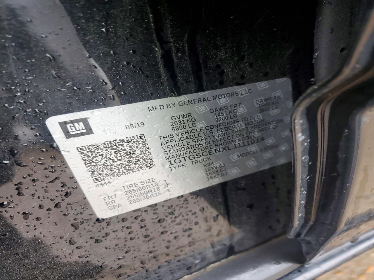 2020 GMC Canyon SLE