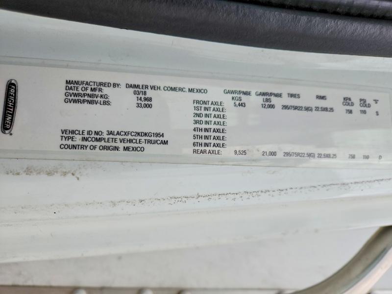 2019 Freightliner Business Class M2 BOX Truck
