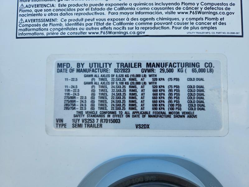 2024 Utility VS2DX DRY Van Trailer