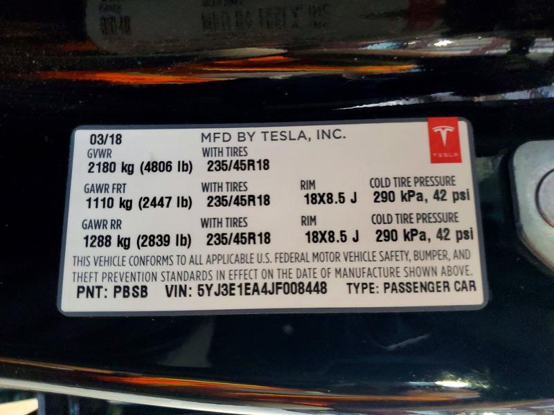 2018 Tesla Model 3