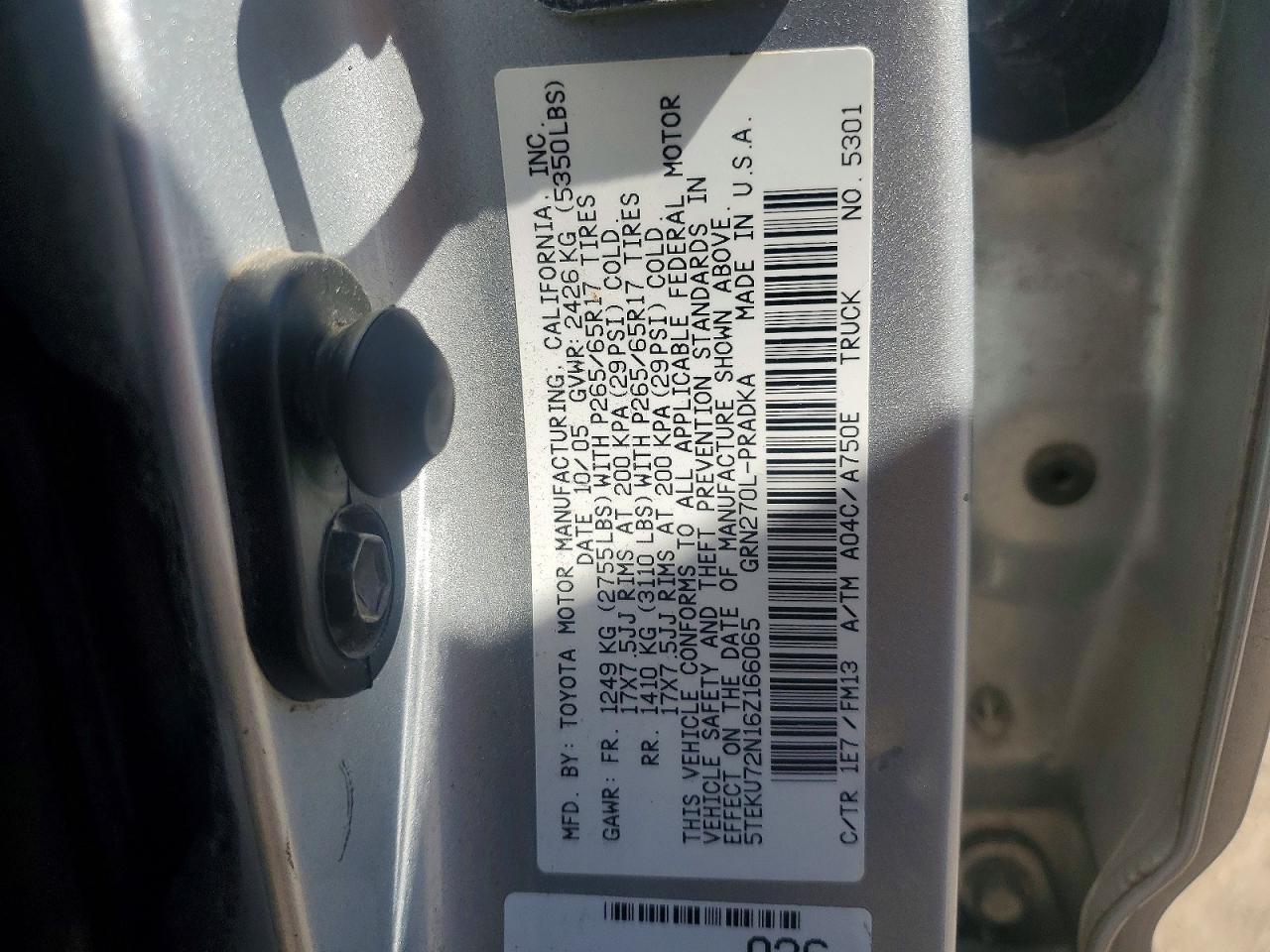 2006 Toyota Tacoma Prerunner V6