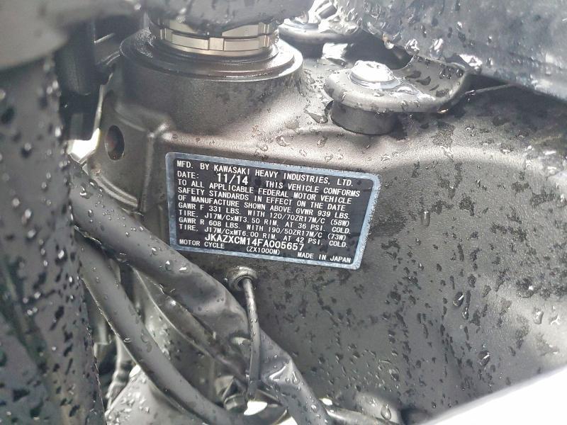 2015 Kawasaki ZX1000 M