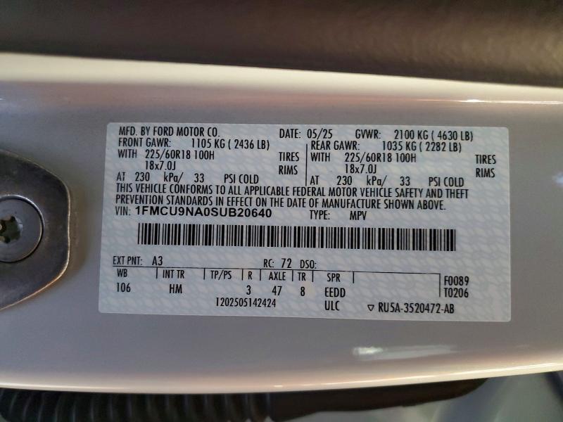 2025 Ford Escape st Line Select