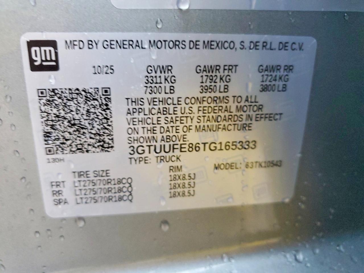 2026 GMC Sierra K1500 AT4X